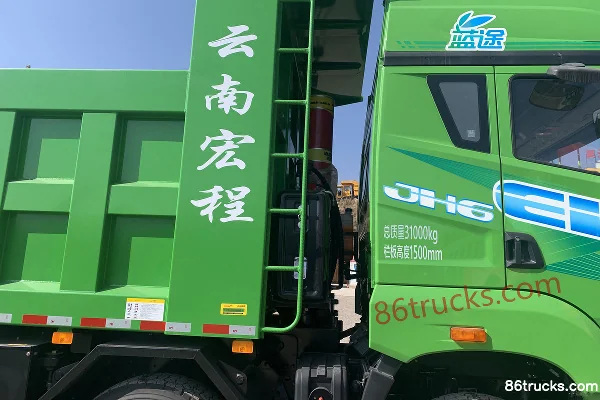 FAW Jiefang JH6 8X4(12 wheels) 8.8m Pure Electric Dump Truck CATL 400kWh Body (3) | 86Trucks