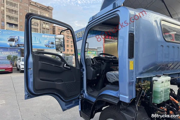 Lanqing Yue EN Air Brake 4.18m Single-row Pure Electric Cargo Van Light Truck BYD 96.2kWh 4X2(6 wheels) Cab (1) | 86Trucks