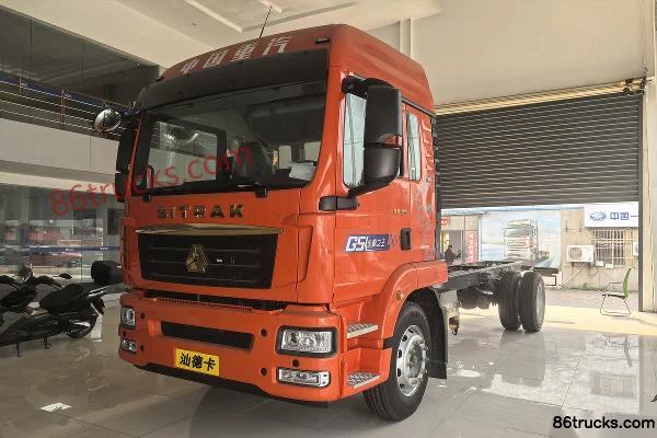Sitrak SITRAK G5 Roi de la pleine charge, diesel 6,9 L, 290 ch, 4X2(6 roues) , Sinotruk 8 vitesses, camion porteur à grille 6,8 m Extérieur
