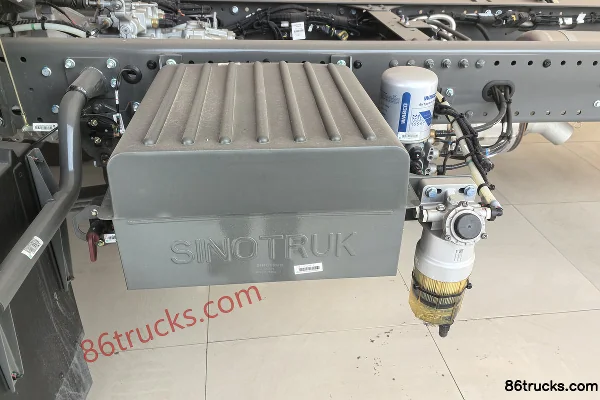 Sitrak SITRAK G5 Roi de la pleine charge, diesel 6,9 L, 290 ch, 4X2(6 roues) , Sinotruk 8 vitesses, camion porteur à grille 6,8 m Châssis (2