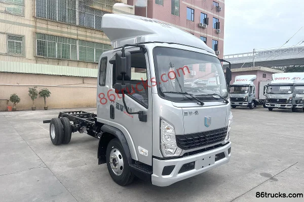 Lanqing Yue EN 3.85m Single Row Pure Electric Box Truck Yiwei 81.59kWh 4X2(6 wheels) Exterior