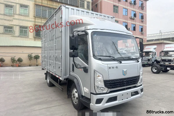 Lanqing Yue EN 4.18m Single Row Pure Electric Van Light Truck Yiwei 81.59kWh 4X2(6 wheels) Exterior