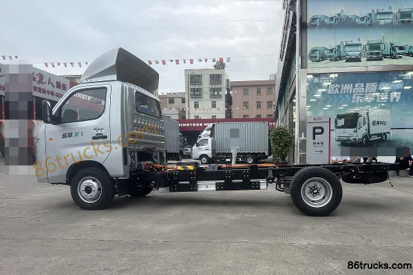 Lanqing X1 Hydraulic Brake 3.7m Single-Cab Pure Electric Grain Hauler Mini Truck EVE 65.66kWh 4X2(6 wheels) Exterior (3) | 86Trucks