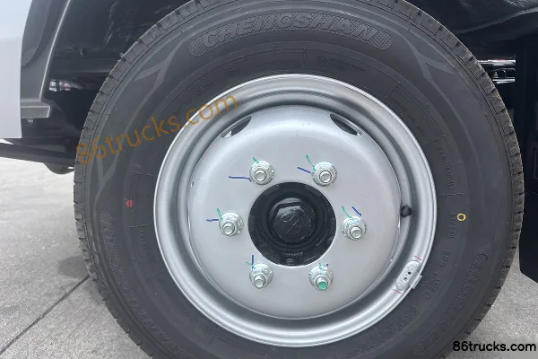 Lanqing X1 Hydraulic Brake 3.7m Single-Cab Pure Electric Grain Hauler Mini Truck EVE 65.66kWh 4X2(6 wheels) Chassis (2) | 86Trucks