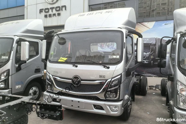 Foton CTV 2.5L Diesel 160 hp 4X2(6 wheels) WLY 6-Speed 4.17m Single Row Stake Truck Exterior (2) | 86Trucks