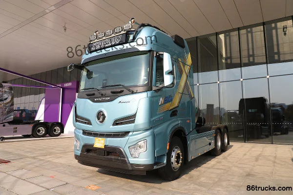 SHACMAN Delong X6000 Premium Edition 15.7L LNG 720 ch 6X4(10 roues) Fast Gear 16-speed tractor truck Extérieur (3) | 86Trucks