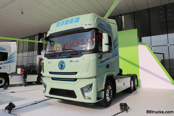 SHACMAN Delong G6000E 6X4(10 wheels) Electric Tractor Truck Weichai 600.63kWh Exterior (3) | 86Trucks