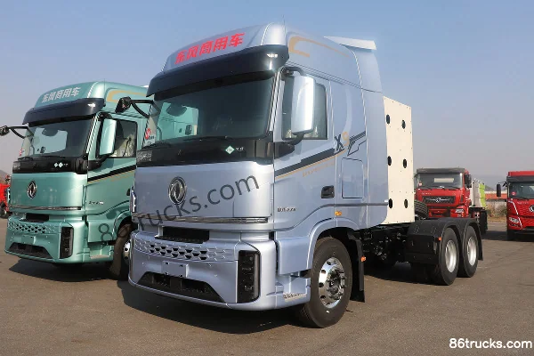 Dongfeng Changxing X9 CNG 520 hp 6X4(10 wheels) Dongfeng 14-Speed Tractor Truck Exterior (3) | 86Trucks
