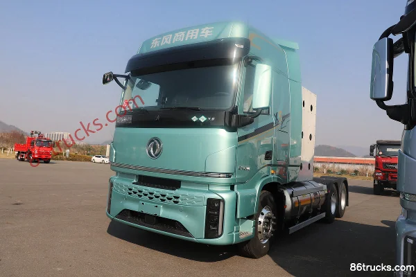 Dongfeng Changxing X9 LNG/CNG 630 hp 6X4(10 wheels) Dongfeng 14-speed Tractor Truck Exterior (3) | 86Trucks