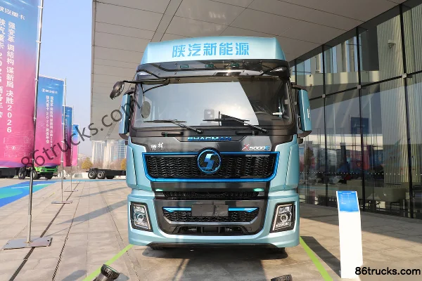 SHACMAN Delong X5000E Lightweight Version 6X4(10 wheels) Battery Swap Electric Tractor Truck 600.92kWh Exterior (2) | 86Trucks