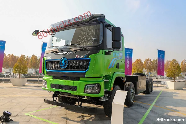 SHACMAN Delong X5000E 8X4(12 wheels) 8m Electric Dump Truck CATL 600.92kWh Exterior (3) | 86Trucks