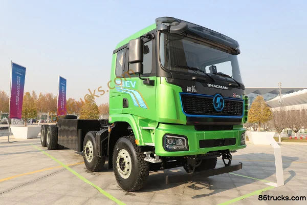 SHACMAN Delong X5000E 8X4(12 wheels) 8m Electric Dump Truck CATL 600.92kWh Exterior