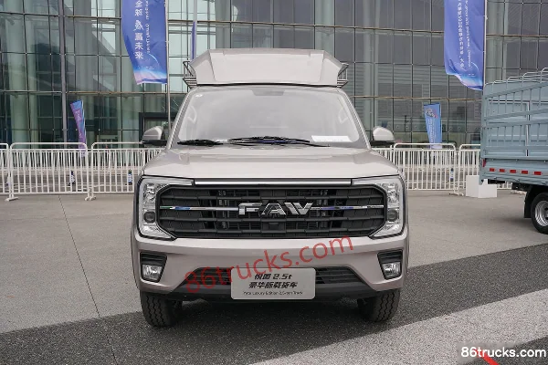 FAW Jiefang 2L essence 141 ch 4X2(6 roues) Xingrui 5 vitesses 3,47 m cabine simple ridelle micro camion Extérieur (2) | 86Trucks