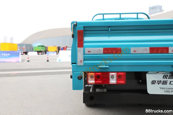 FAW Jiefang Luxury Edition 1.6L CNG 105 hp 4X2(6 wheels) Dongan 5-speed 3.3m Single Row Flatbed Micro Truck (Single Rear Tire) Body (3) | 86