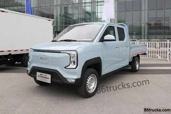 FAW Jiefang 2.6m Double Row Pure Electric Panel Micro Truck Zhongqi Xinneng 43.2kWh 4X2(6 wheels) Exterior (3) | 86Trucks