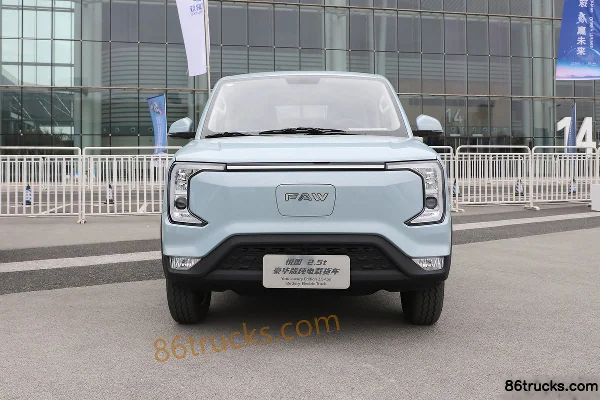FAW Jiefang 2.6m Double Row Pure Electric Panel Micro Truck Zhongqi Xinneng 43.2kWh 4X2(6 wheels) Exterior (2) | 86Trucks
