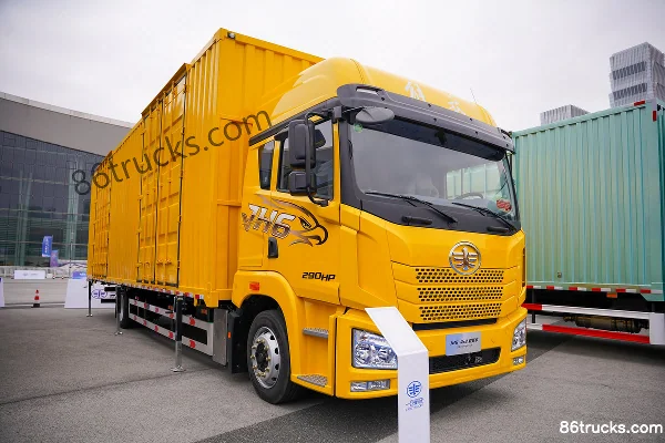 FAW Jiefang JH6 6.6L Diesel 290 hp 4X2(6 wheels) Fast Gear 8-Speed Container Interchangeable Cargo Truck Exterior (2) | 86Trucks