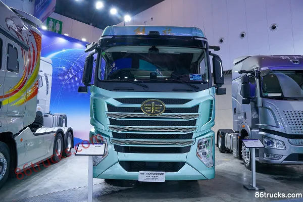 FAW Jiefang Yingtu Business Class 15.6L LNG 660 hp 6X4(10 wheels) FAW Jiefang 12-Speed AMT Automatic L2 Tractor Truck Exterior (2) | 86Truck