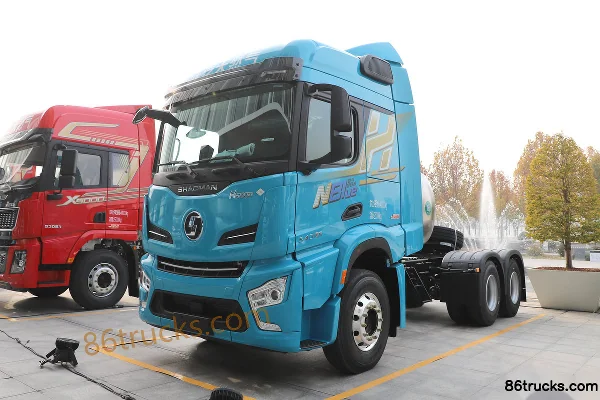 SHACMAN Delong H6000 Elite Edition 13.3L LNG 540 hp 6X4(10 wheels) Fast Gear 12-speed tractor truck Exterior (3) | 86Trucks