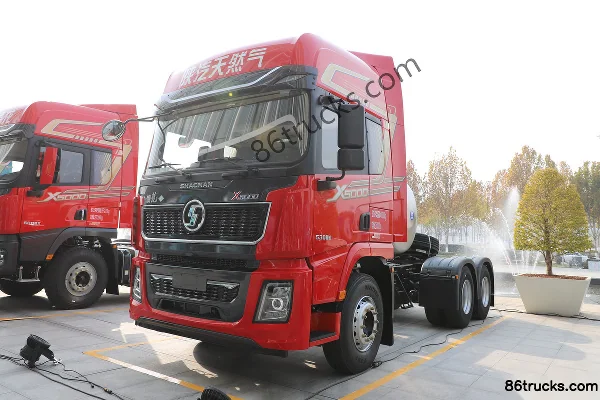 SHACMAN Delong X5000 Édition Élite 12,5L LNG 530 ch 6X4(10 roues) Fast Gear 12 vitesses tracteur routier Extérieur (3) | 86Trucks