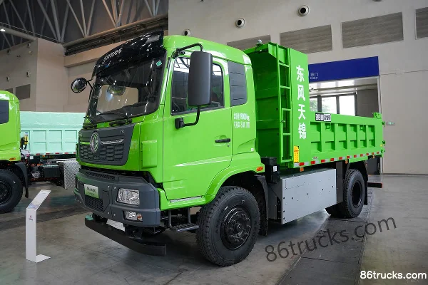 Dongfeng Tianjin VR 4X2(6 wheels) 4.3m Electric Dump Truck FinDreams 182kWh Exterior (3) | 86Trucks