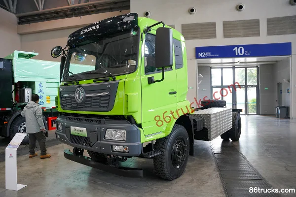 Dongfeng Commercial Vehicle Tianjin VR 4X2(6 wheels) 5.4m Electric Dump Truck CATL 282kWh Exterior (3) | 86Trucks