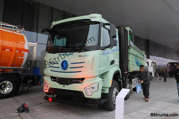 SHACMAN Delong H6000E Urban Standard Edition 8X4(12 wheels) 6m Electric Dump Truck CATL 600.92kWh Exterior (3) | 86Trucks