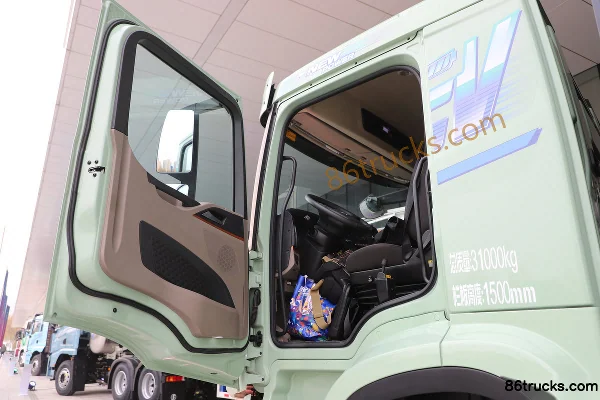 SHACMAN Delong H6000E Urban Standard Edition 8X4(12 wheels) 6m Electric Dump Truck CATL 600.92kWh Cab (1) | 86Trucks