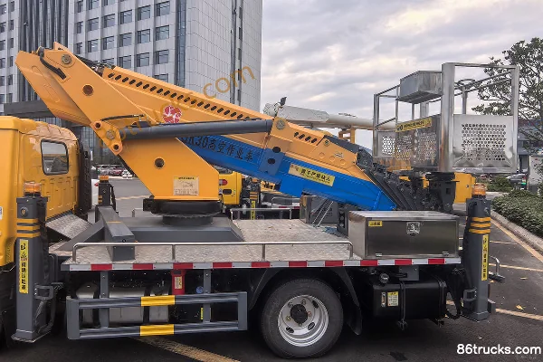 JMC Shunda Narrow Body 116hp 4X2(6 wheels) Aerial Work Truck (Chengli Brand) (2) | 86Trucks