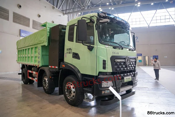 Dongfeng Commercial Vehicle Tianjin KC 6X2(8 wheels) 4.8m Electric Dump Truck CATL 282kWh Exterior