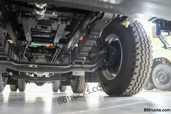 Dongfeng Commercial Vehicle Tianjin KC 6X2(8 wheels) 4.8m Electric Dump Truck CATL 282kWh Chassis (3) | 86Trucks