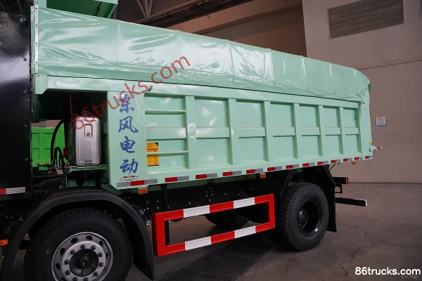 Dongfeng Commercial Vehicle Tianjin KC 6X2(8 wheels) 4.8m Electric Dump Truck CATL 282kWh Body (1) | 86Trucks