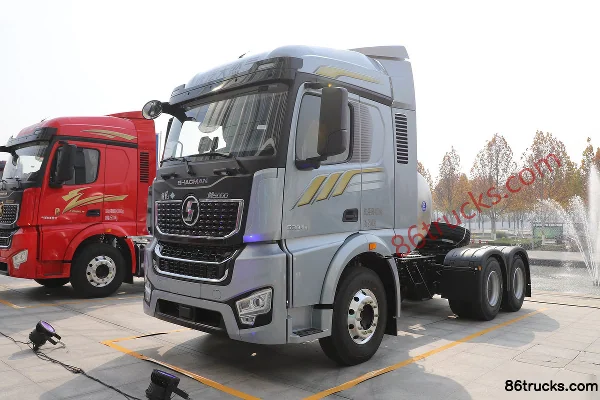 SHACMAN Delong M5000 12.5L LNG 530 ch 6X4(10 roues) Fast Gear 12 vitesses Tracteur routier Extérieur (3) | 86Trucks