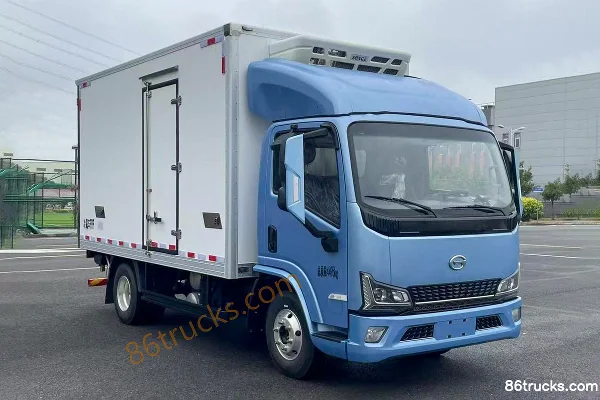 GAC Leader T3 Plus 4X2(6 wheels) 4.08m Single-row Electric Refrigerated Truck CALB 133.947kWh Exterior
