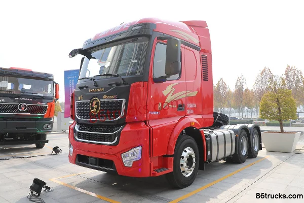 SHACMAN Delong M5000C Longji 9.9L Diesel 480 ch 6X4(10 roues) Fast Gear 12 vitesses Tracteur routier Extérieur (3) | 86Trucks