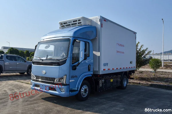 GAC Leader T3F Plus 4X2(6 wheels) 4.06m Single-row Fuel Cell Refrigerated Truck GAC 30.66kWh Exterior (3) | 86Trucks