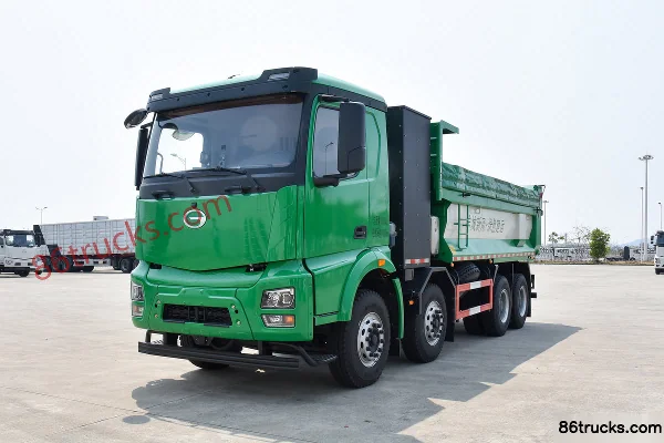 GAC Leader D7 8X4(12 wheels) 5.6m Pure Electric Dump Truck CALB 426.59kWh Exterior (3) | 86Trucks