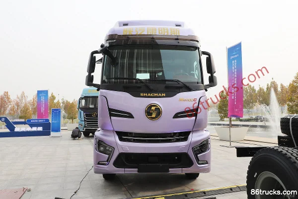 SHACMAN Delong M6000C 6.8L Diesel 320hp 4X2(6 wheels) WLY 10-Speed AMT Automatic 9.8m Box Cargo Truck Exterior (2) | 86Trucks