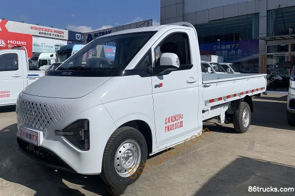 Dongfeng T7 2025 1,6 L essence 122 ch 4X2(6 roues) 5 vitesses 3,1 m camion micro plateau à ridelles cabine simple Extérieur (3) | 86Trucks