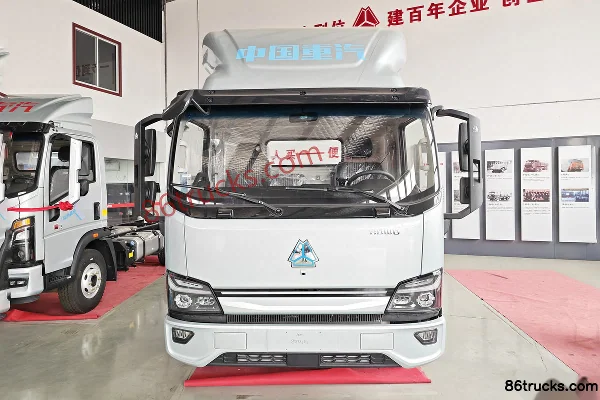 Sinotruk Hanjiang Air Brake 4.15m Single Row Pure Electric Cargo Box Light Truck CATL 100.46kWh 4X2(6 wheels) Exterior (2) | 86Trucks