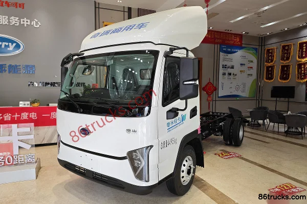 Kairui Lingmi 4,5T 4,08 m cabine simple camion frigorifique électrique pur 100,46 kWh 4X2(6 roues) Extérieur (3) | 86Trucks
