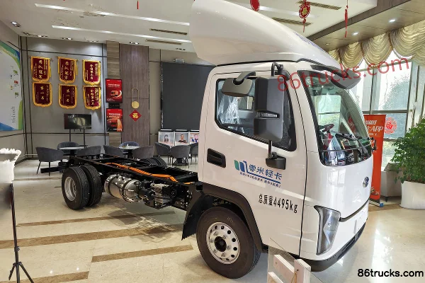 Kairui Lingmi 4,5T 4,08 m cabine simple camion frigorifique électrique pur 100,46 kWh 4X2(6 roues) Extérieur