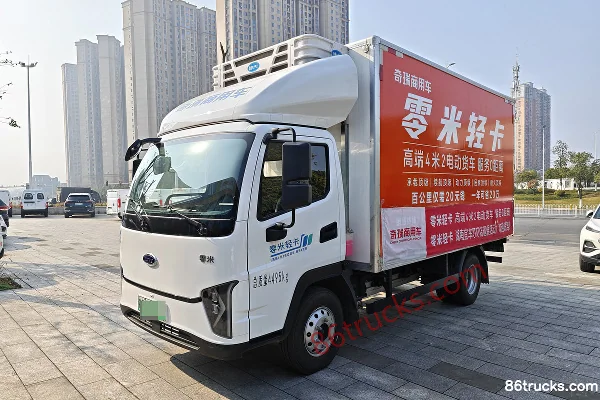 Chery Zero Meter 4.08m Single Row Pure Electric Refrigerated Truck 134kWh 4X2(6 wheels) Exterior (3) | 86Trucks