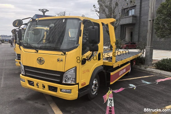 FAW Jiefang Hu V 150hp 4X2(6 wheels) Wrecker Truck (Chengli Brand) Exterior (3) | 86Trucks
