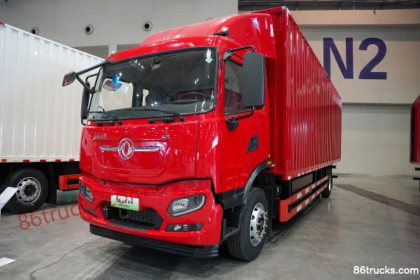 Dongfeng Tianjin KR 4X2(6 wheels) 6.8m Pure Electric Van Cargo Truck CATL 310kWh Exterior (3) | 86Trucks