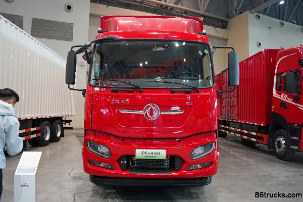 Dongfeng Tianjin KR 4X2(6 wheels) 6.8m Pure Electric Van Cargo Truck CATL 310kWh Exterior (2) | 86Trucks