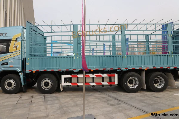 SHACMAN Delong G6000C Elite Edition 12.5L Diesel 600 hp 8X4(12 wheels) Fast Gear 16-Speed AMT Automatic Cargo Truck with Cage Body (2) | 86T