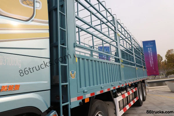 SHACMAN Delong G6000C Elite Edition 12.5L Diesel 600 hp 8X4(12 wheels) Fast Gear 16-Speed AMT Automatic Cargo Truck with Cage Body (1) | 86T