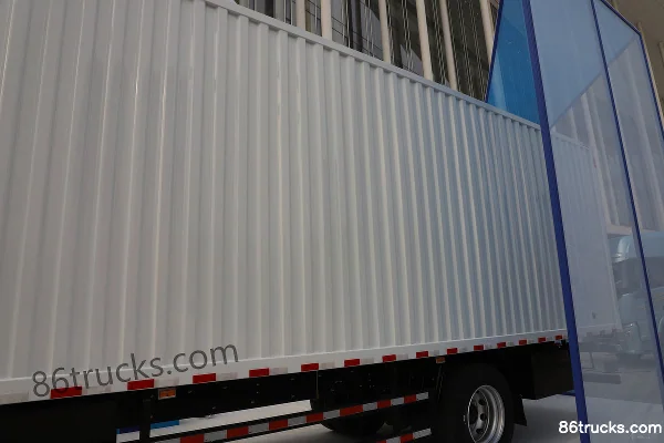 SHACMAN Delong M5000E 4X2(6 wheels) Pure Electric Van Cargo Truck 600kWh Body (3) | 86Trucks