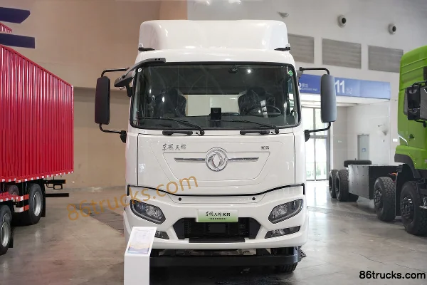 Dongfeng Tianjin KR 8X4(12 wheels) Pure Electric Box Cargo Truck CATL 352kWh Exterior (2) | 86Trucks